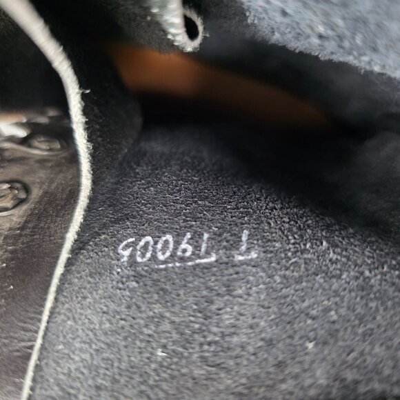 Vintage 1989 PJ RO Search US Air Force Issued Black Leather Combat Boots 10.5 W - Picture 11 of 13